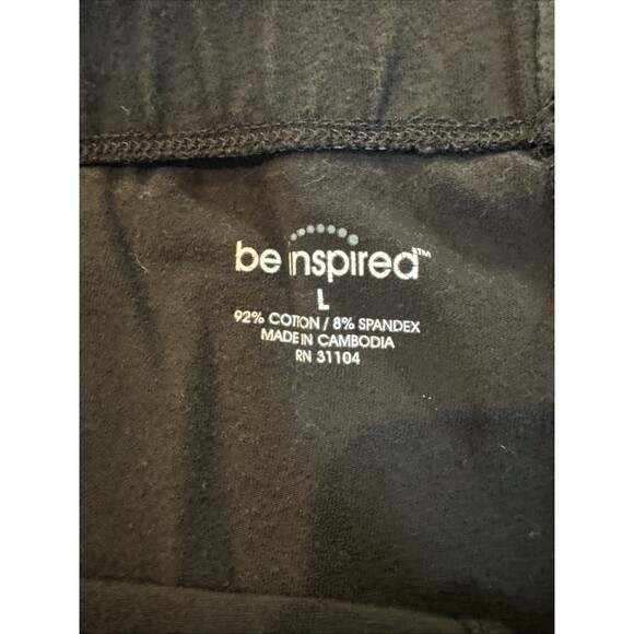 Be Inspired Women's Black Quick Dry Capri Pants Size L - Picture 1 of 9
